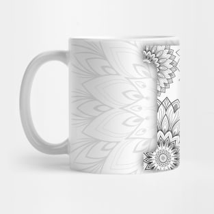 'F' intricate pattern Mug